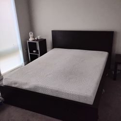 Queen Mattress And IKEA Bed Frame 