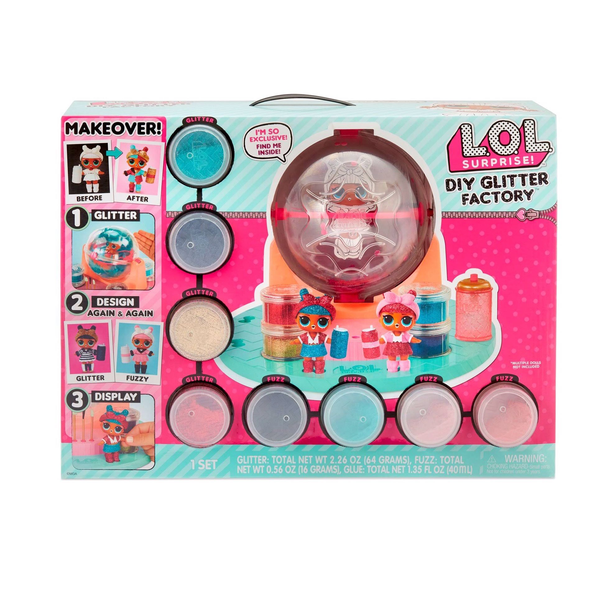 NEW! LOL Surprise DIY Glitter Factory