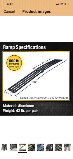 Rtitan ATV Ramps /Golf Cart Ramps (2)