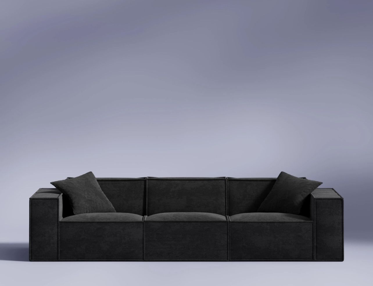 Rove Concepts M1 Collection-Carbon Black (Armless Sofa Seat, Left Arm Sofa Seat, Right Arm Sofa Seat)