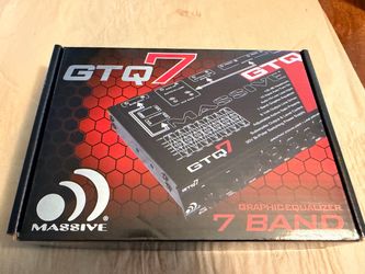 Massive Audio GTQ7 7-Band Graphic Equalizer