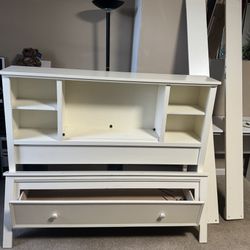 Full bed Frame With  Large Storage Drawer 