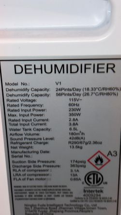 Like new smart dehumidifier was $300