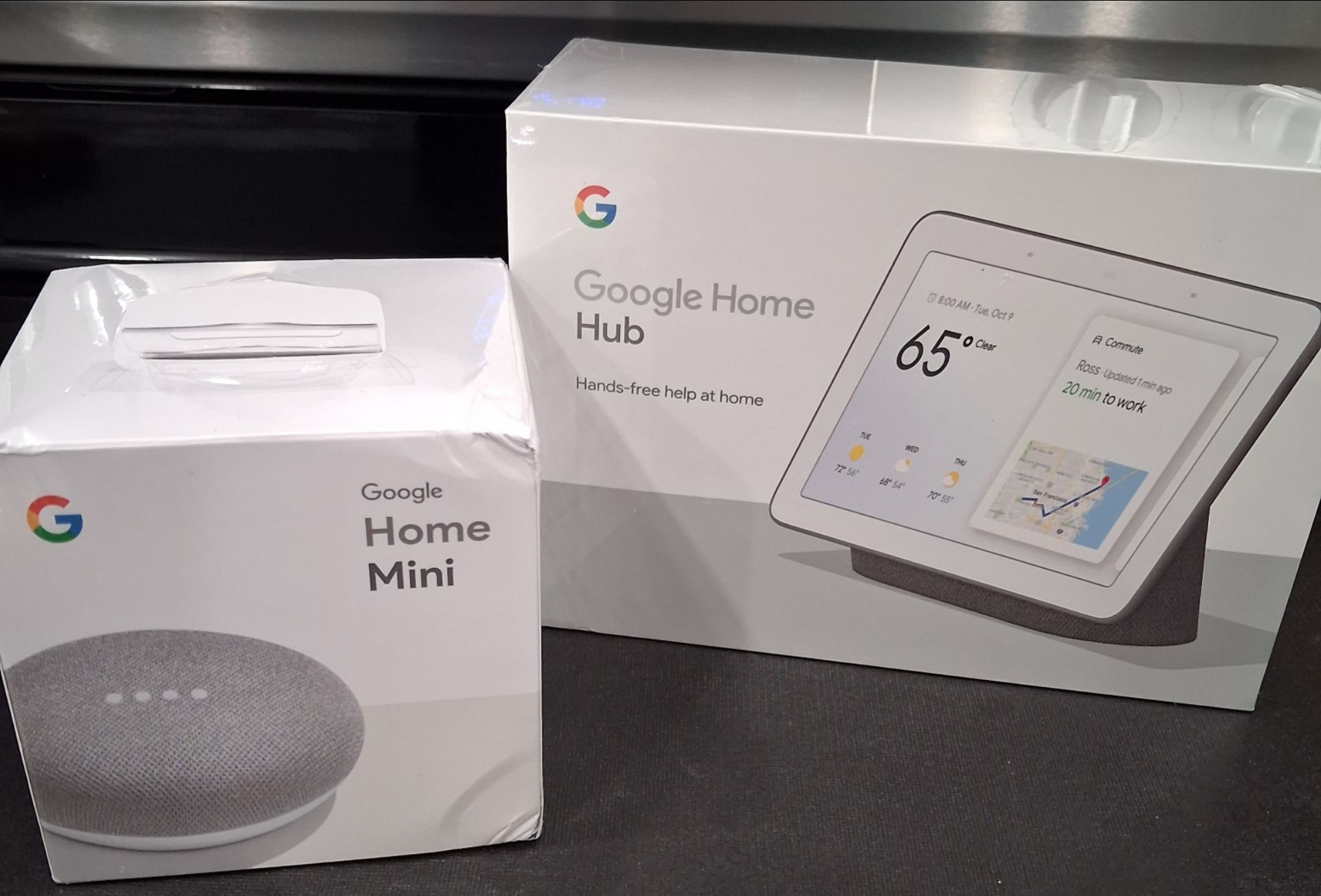 Google Home Hub and Mini Bundle