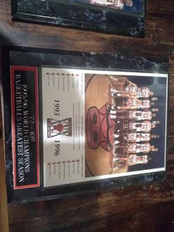 Chicago Bulls Plaques