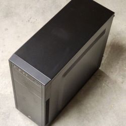 Computer Case CORSAIR 100R SILENT EDITION broken window panel 