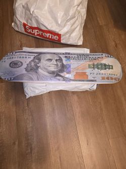Supreme Money Logo Skateboard deck