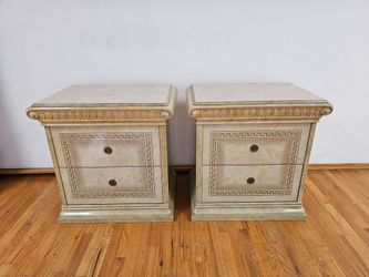 3-Piece Bedroom nightstands and drawer dresser