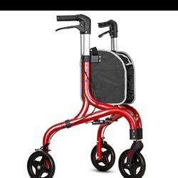 Planetwalk Premium 3 Wheel Rollator Walker for Seniors