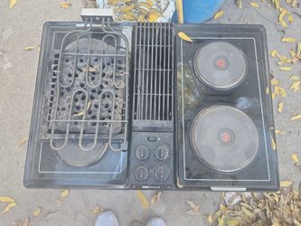 jenn-air stove top with grill