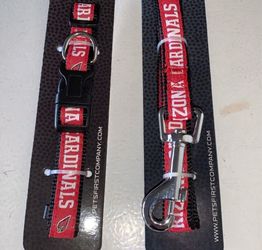 Arizona Cardinals Pet Leash & Collar Set