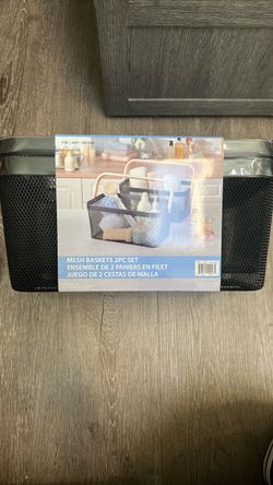 Mesh baskets 2 piece set