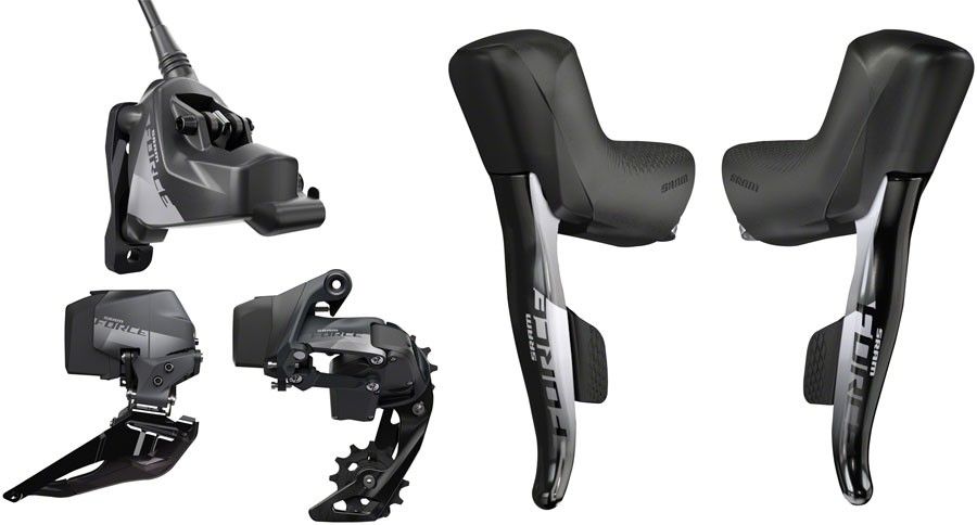 NEW + UNOPENED SRAM Force eTap AXS Electronic Road Groupset - 2x12-Speed, HRD Brake/Shift Levers, Flat Mount Disc, Front/Rear Derailleurs, CenterLock