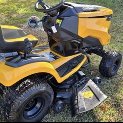 Cub Cadet XT1 Riding Mower 22hp with w/pull behind trailer