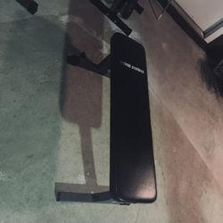 Rolling Wide Flat Bench 