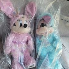 Disney Store Easter Mickey & Minnie Mouse Bunny 15 inch Plush Brand New 2022 NWT