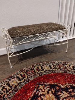 Wrought Iron Bench