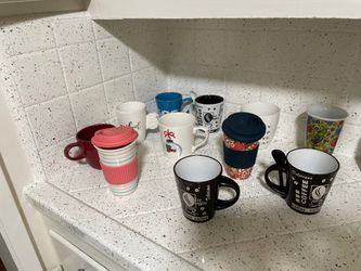 Miscellaneous coffee mugs/coffee cups