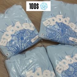 Baby Blue Sp5der Hoodie 🕷️
