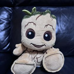 Disney Parks Big Feet Foot 10” Baby Groot Guardians Of The Galaxy Toy Plush Stuf