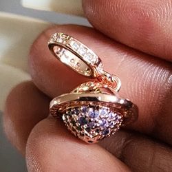 Pandora Rose Gold Saturn Charm