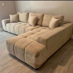 New Sectional Beige Couch 