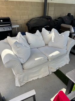 Designer Couch , slip cover