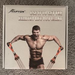 HPYGN Resistance Bands - 300lb set - Black/Dark Grey