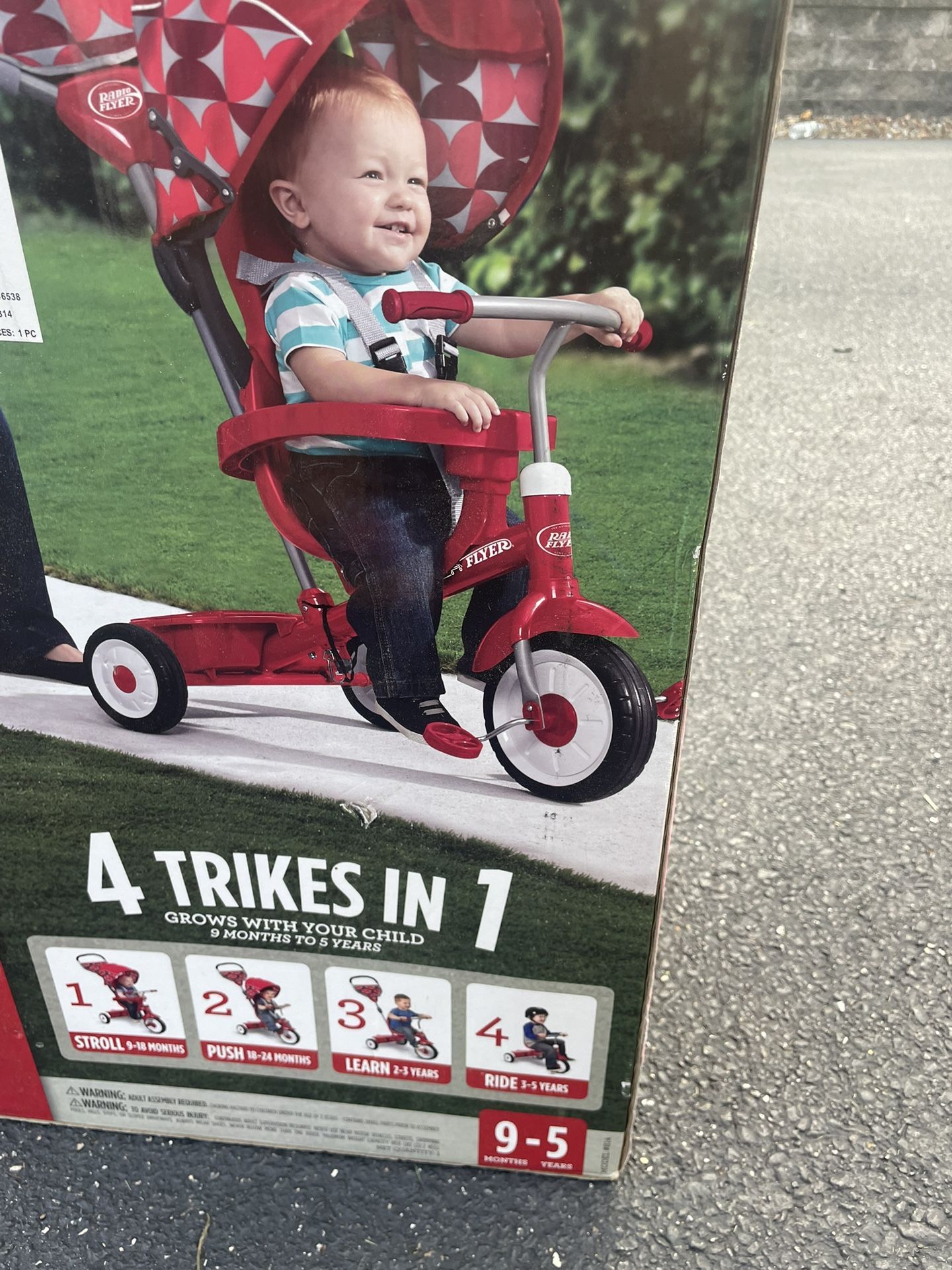 Radio Flyer 4 In 1 Stroll ‘N Trike Bike