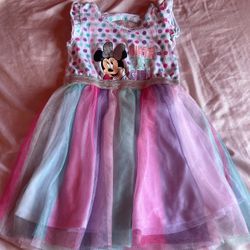 Minnie Mouse Dress For Toddler 5T