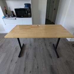 BRAND NEW Organic Modernism Butcher Block Desk