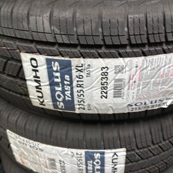 215/55/16 Kumho Tires 🛞