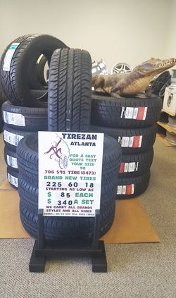 225 60 18 BRAND NEW TIRE TIRES $85 EACH $340 SET