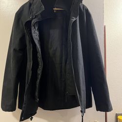 Rain Coat L With Hood