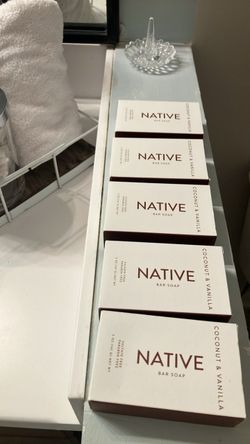 NATIVE -Soap Bars Coconut / Vanilla (5)