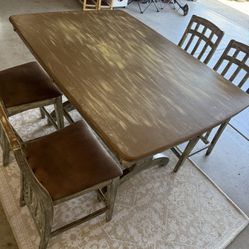 Farm Dining Table 4 Chairs 