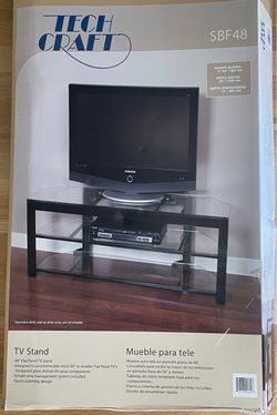 48" Tech Craft Audio/Video Credenza / TV Stand – Excellent Storage