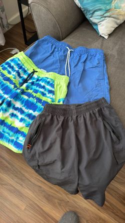 Boys Swim trunks size l and XL