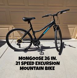 MONGOOSE 26 IN./ 21 SPEED MOUNTAIN BIKE