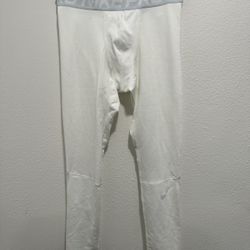 Nike Pro HyperWarm Thermal Leggings – White/Black