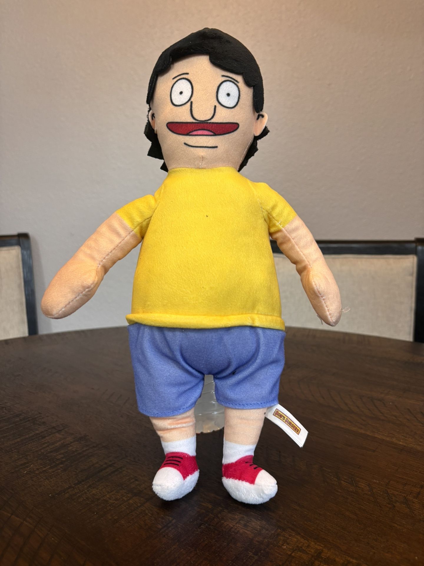 Bobs Burgers Gene Belcher Plush Figure 14-inches Used
