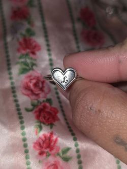 'L' initial James Avery ring