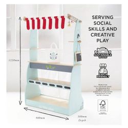 Le Toy Van Play Wood Market Stand Play Kitchen