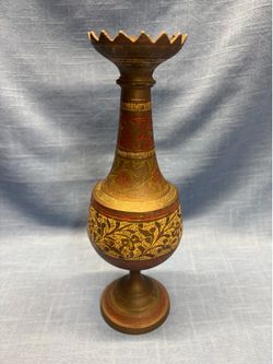 Vintage Brass Candlestick - Made in India