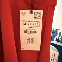 Zara Dress Size Medium Brand New 