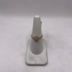 10kt Gold Diamond Engagement Style Ring 
