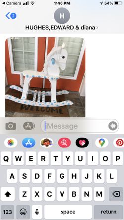 Refurbished rocking horse