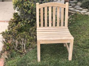 Photo Teak Wood Patio Chair
