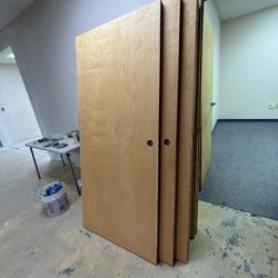 36 Inch Solid Wood Fire Rated Doors