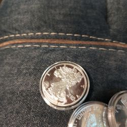 20 Silver Plated Eagles Collectors Coins Cheap 